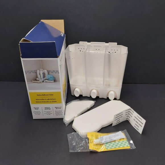 Better Living Clear Choice Shower Dispenser Organizer Shampoo Conditioner Soap - Picture 13 of 15